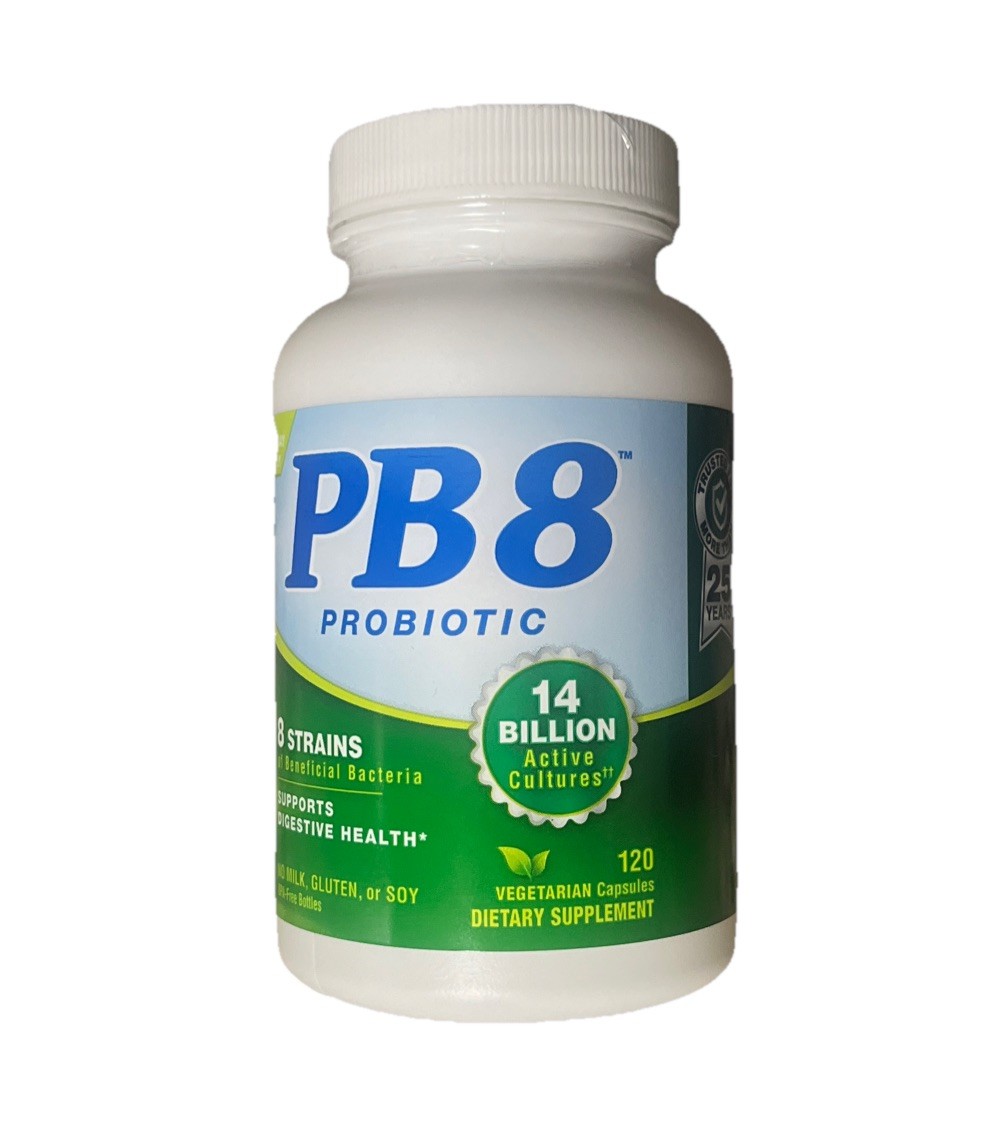 Nutrition Now PB 8 Pro-Biotic Acidophilus Caps, Vegetarian, 120-Ct Exp 04/2026