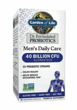 Garden of Life Men’s Daily Care Probiotic 40 Billion CFU 30 Capsules 8/2026