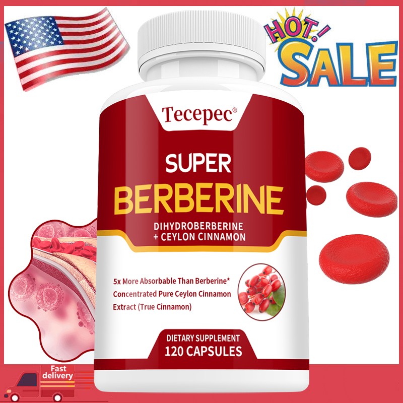 Berberine +Ceylon Cinnamon to help maintain blood sugar, heart and immune health