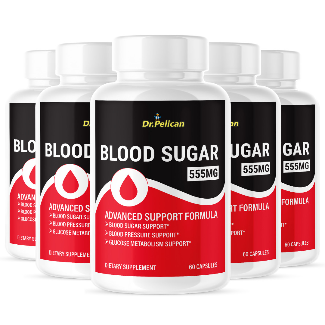 Blood Sugar Advanced Support- 5 Bottles-300 Capsules