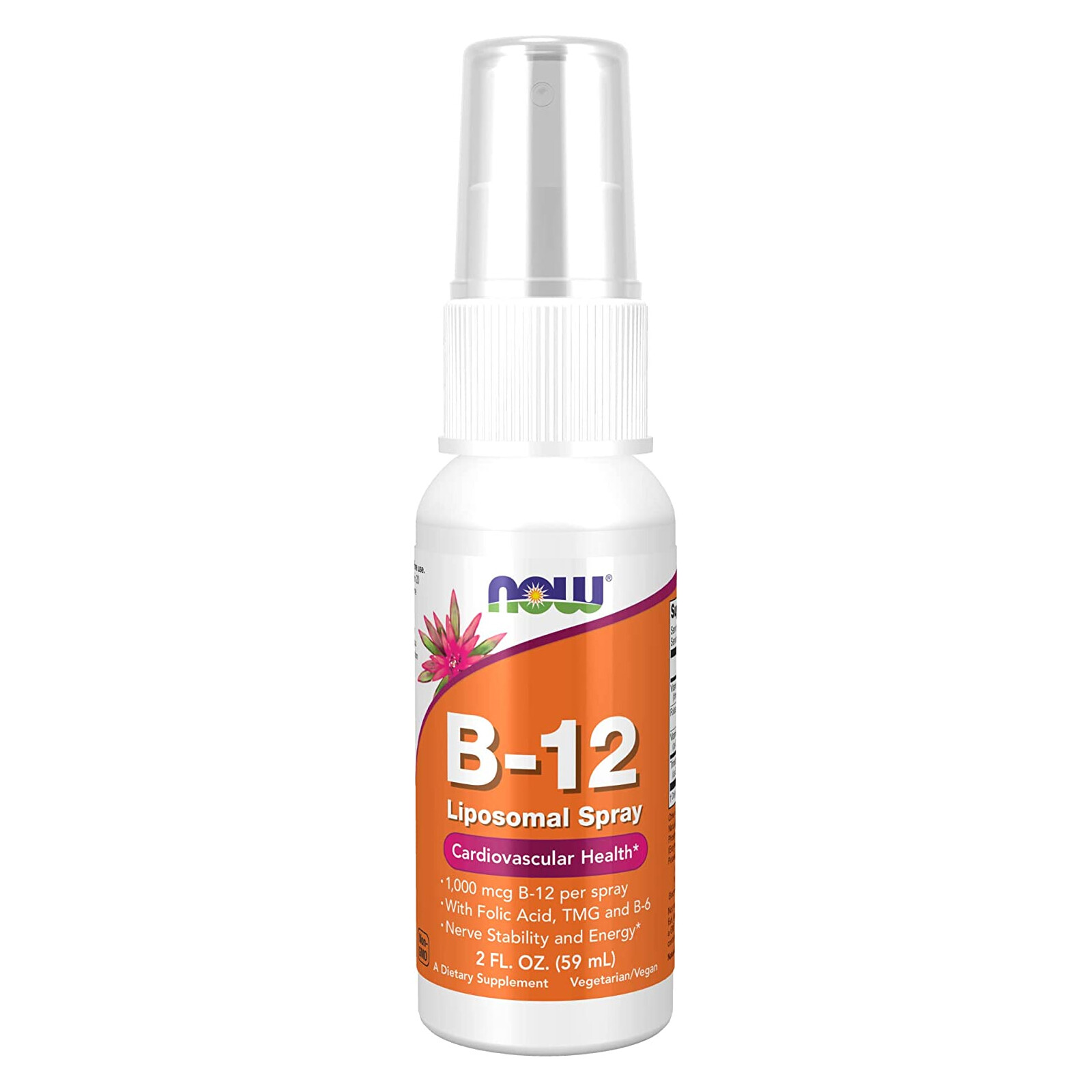 NOW FOODS Vitamin B-12 Liposomal Spray 2 fl oz