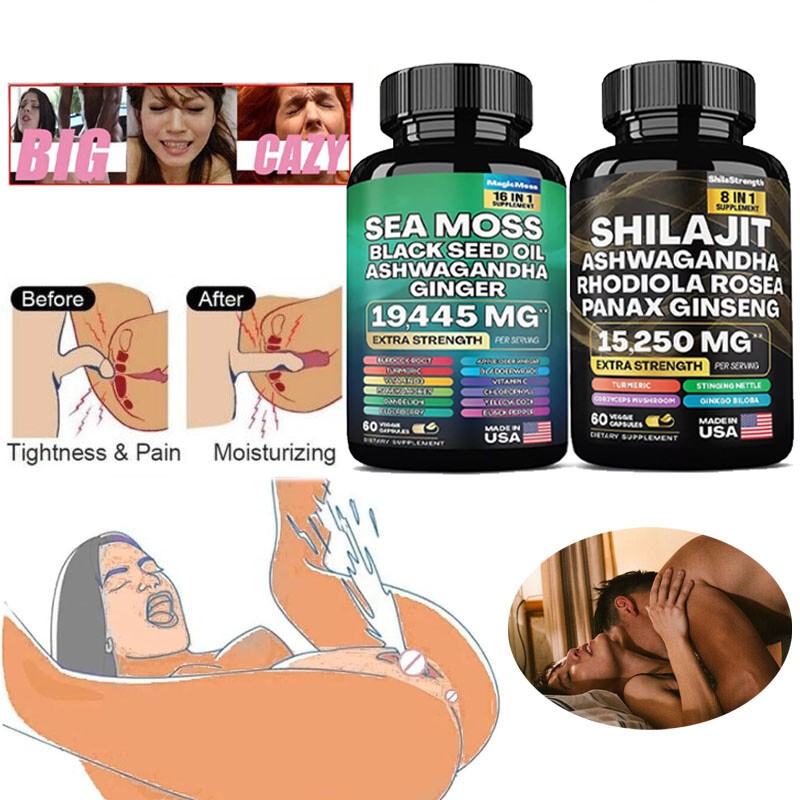 Dynamic Vitality Bundle – Sea Moss Multivitamin & Shilajit Power Combo set
