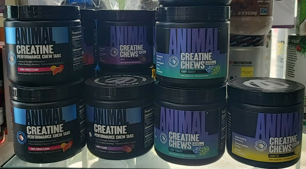 Universal Nutrition ANIMAL Creatine Chews Monohydrate 120 Chewables NEW