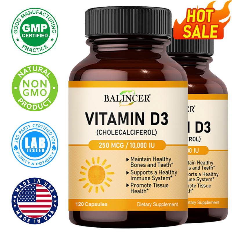 High Concentration of Vitamin D3 10000IU Can Strengthen Bones and Teeth