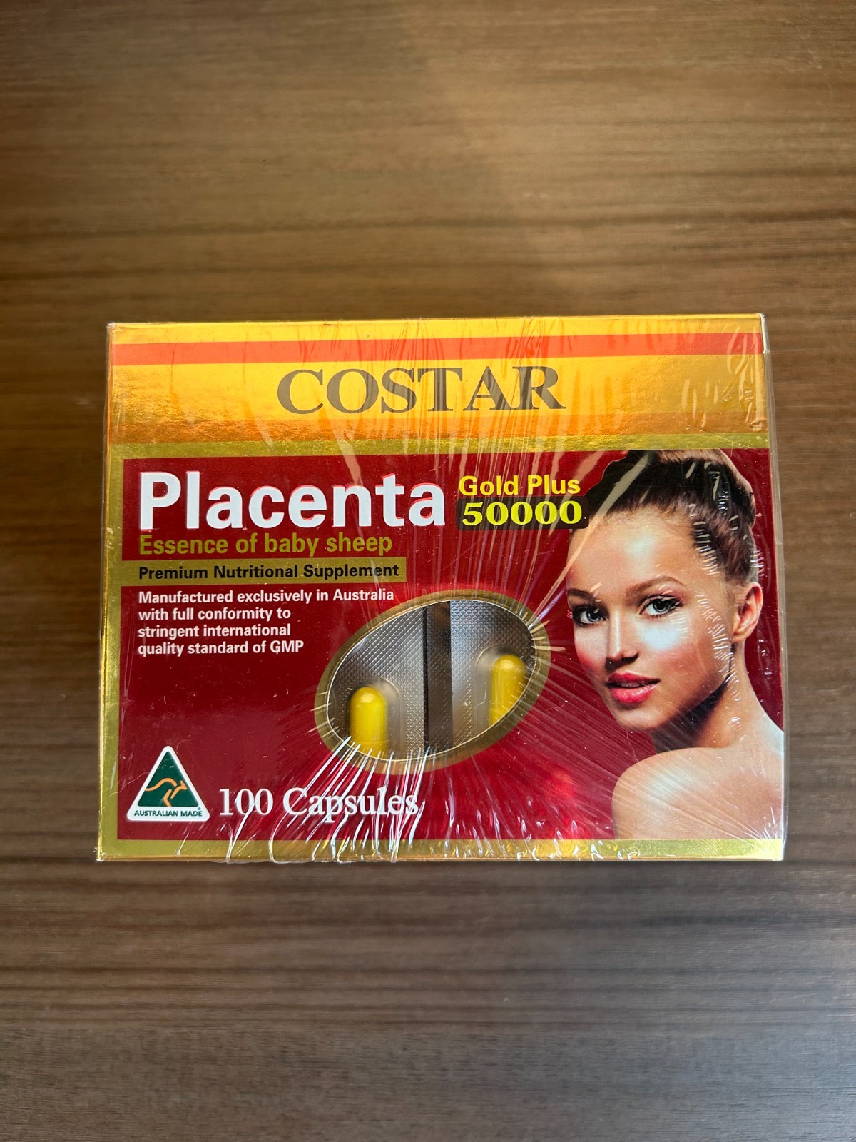 Costar Sheep Placenta 50000mg 100 Capsules PACK of 2（EXP：02/2027）