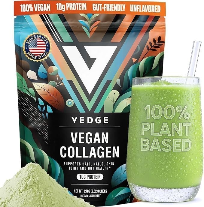 vedge Vegan Collagen Powder – Plant-Based Collagen for Hair, Skin, Nails