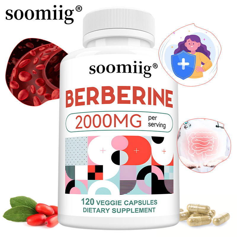 Berberine Supplement – Cardiovascular Heart Health Berberine 2000 Mg Per Serving
