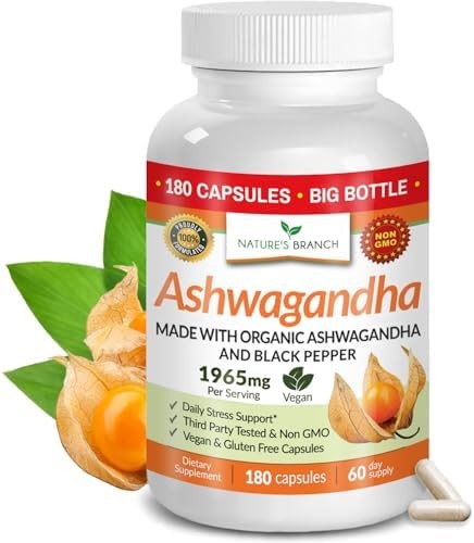Organic Ashwagandha Root Extract Capsules