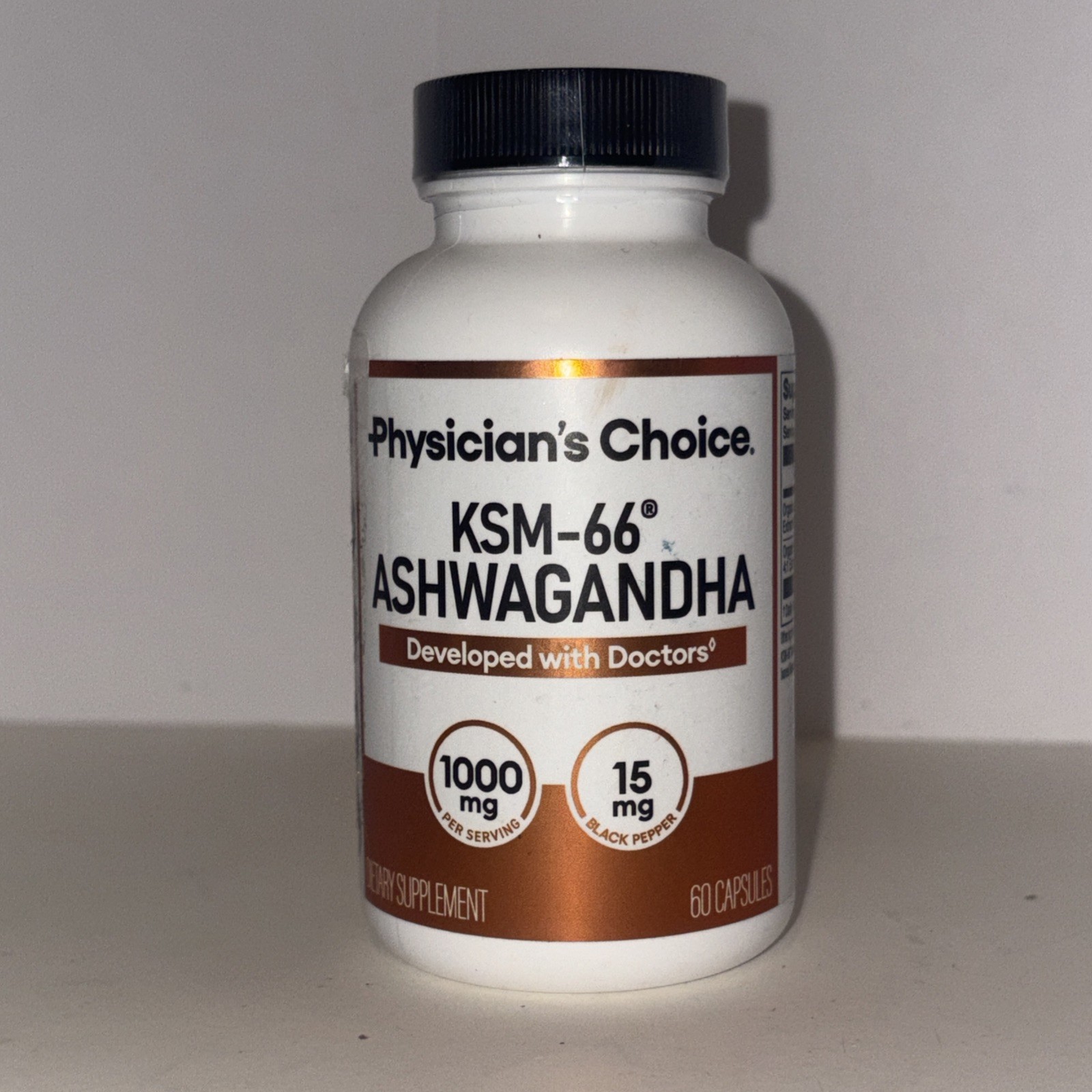 Ashwagandha Extract 1000mg for Stress Mood Support 60 Veg Ct BB:5/2027