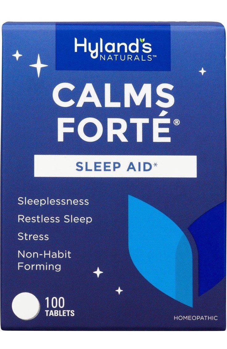 Hyland’s Calms Forte 100 Tablets Natural Sleep Relief for Stress Nervousness