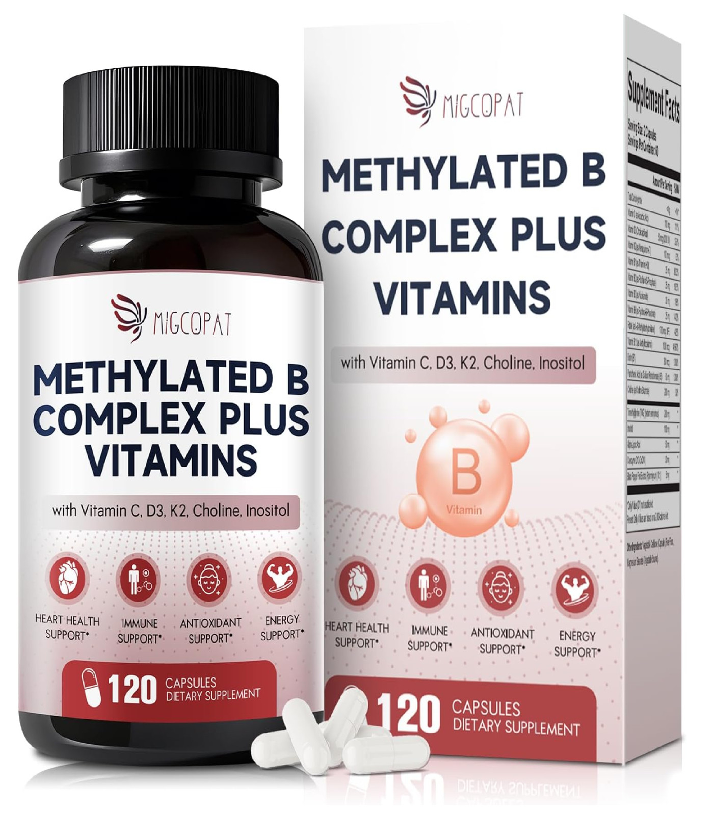 16-in-1 Methylated Multivitamin Plus, Methylated B Complex with Vitamin B12 & Me
