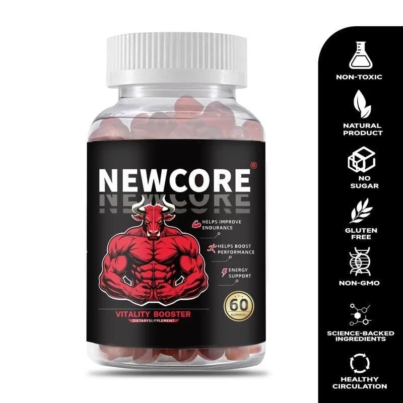 Newcore 7-in-1 Nitric Oxide Gummies | Supports Blood Flow, Energy & Stamina