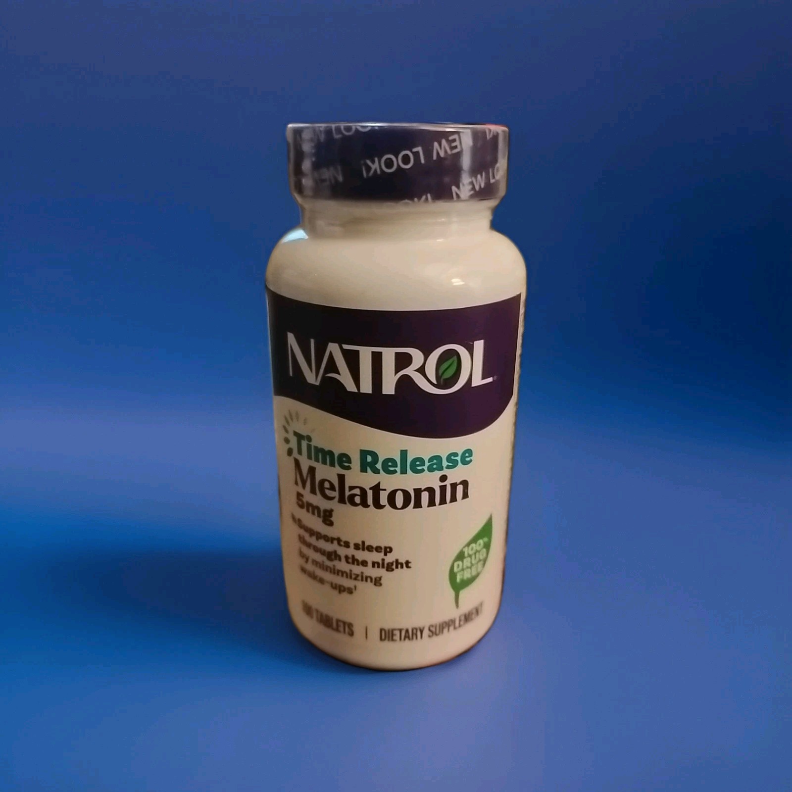 Natrol Melatonin Time Release 5 mg 100 Tablets Sleep Exp April  30 2028
