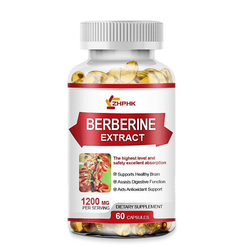 Premium Berberine HCL Extract 1200mg, Blood Sugar Support, Anti-Inflammatory