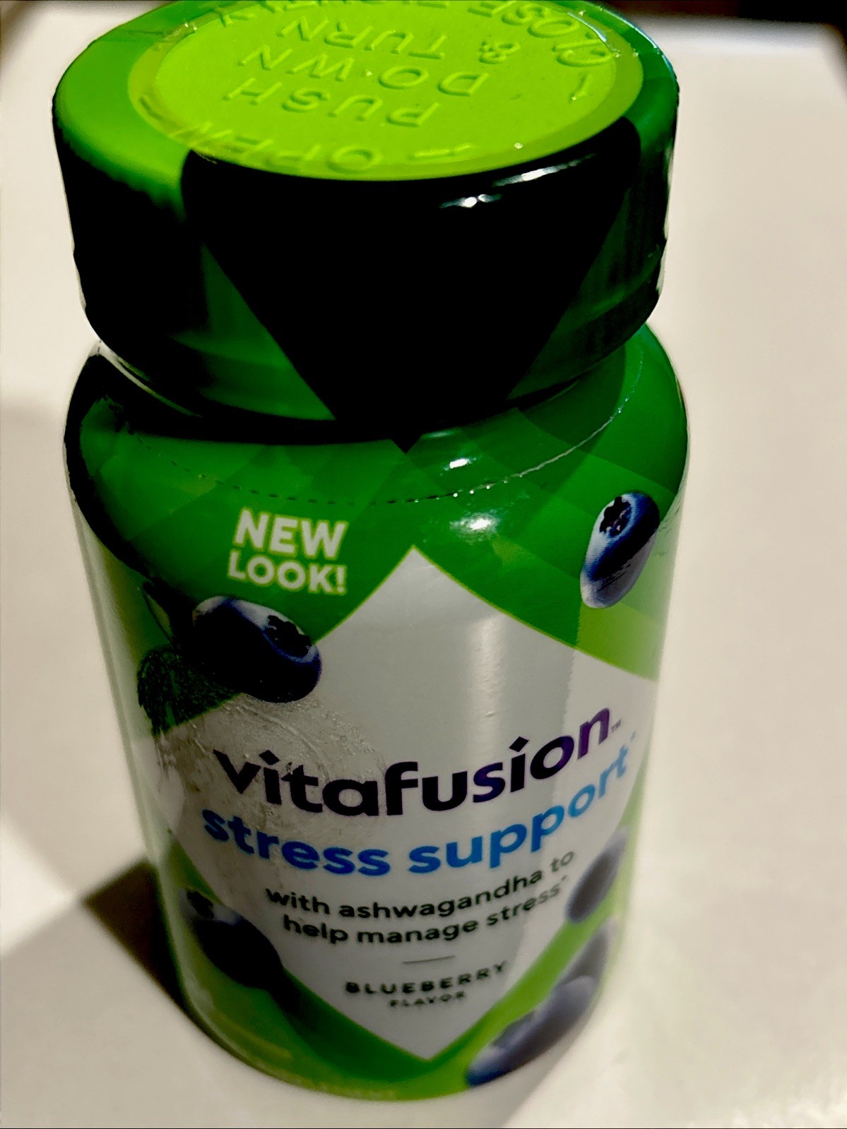 Vitafusion Stress Support Gummies With Ashwagandha 24 Gummies Blueberry Exp 2/26