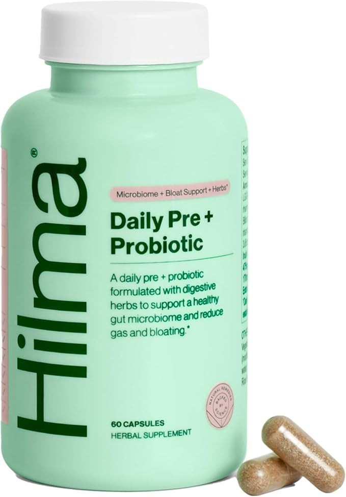Hilma Pre and Probiotic with Herbs – Support Gut Health w/ Prebiotics 60 capsule