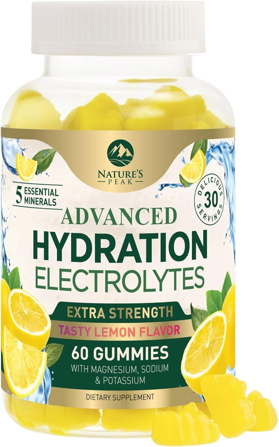 Hydration Electrolyte Gummies – Daily Liquid Replenisher, Electrolyte Multiplier