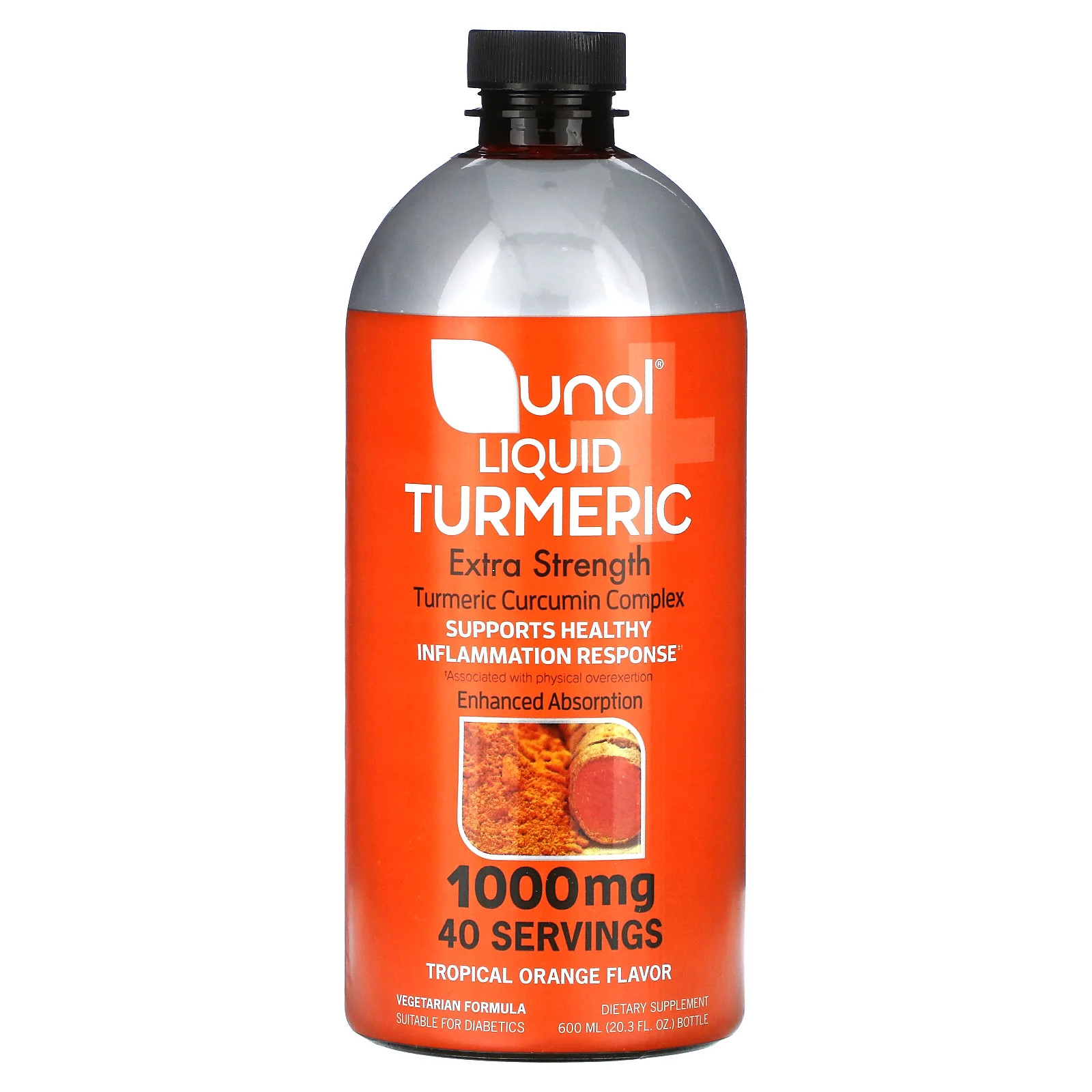 Liquid Turmeric, Tropical Orange, 1,000 mg, 20.3 fl oz (600 ml)