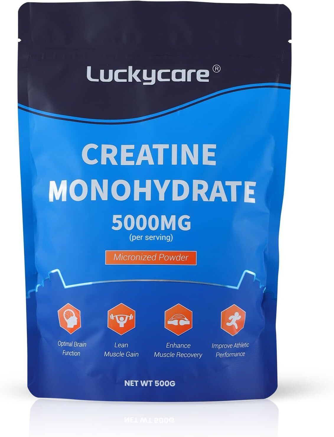 100% Pure Creatine Monohydrate Powder 500G Micronized Creatine Support Muscles