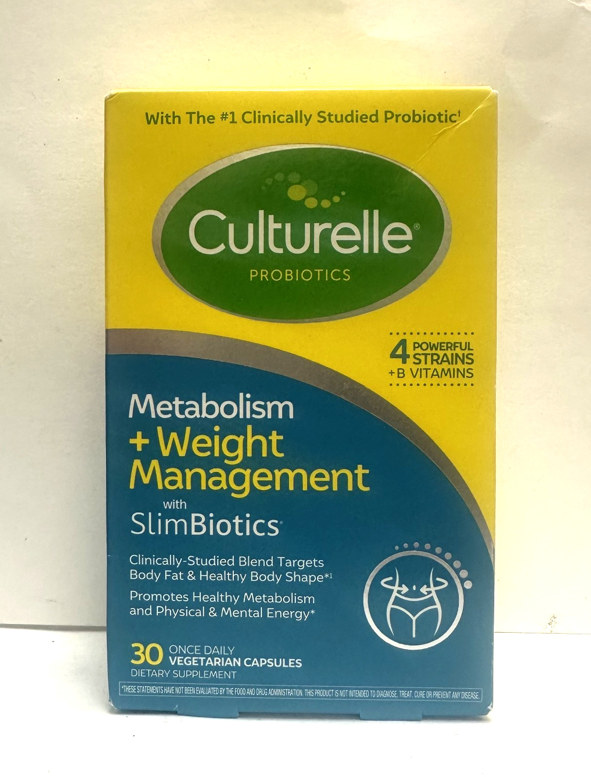 Culturelle Probiotics Metabolism + Weight Management, 30 Capsules Exp:03/26