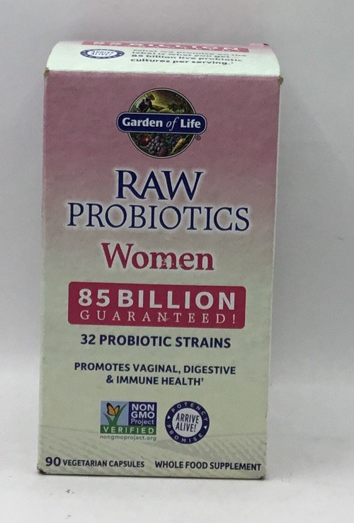Exp 1/26 Garden of Life Raw Probiotics Women 85 Billion 90 Veg Caps Exp 1/26