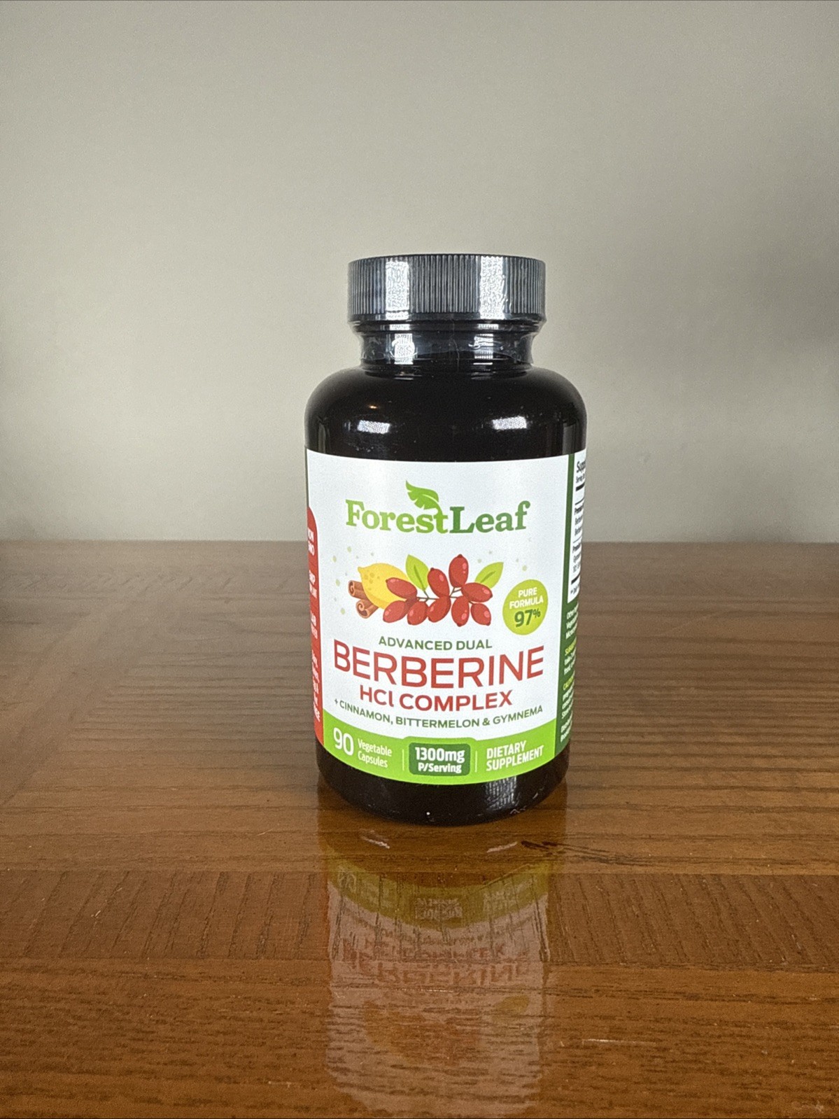 Berberine HCI Capsules 1300mg Digestive, Antioxidant, Immune., Appetite Support
