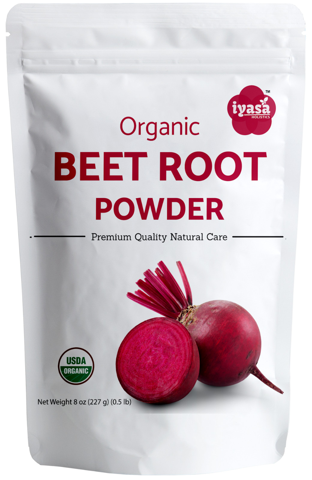 Organic Beet Root Powder (Beta vulgaris) Boost Nitric Oxide 8,16oz Premium FS&H
