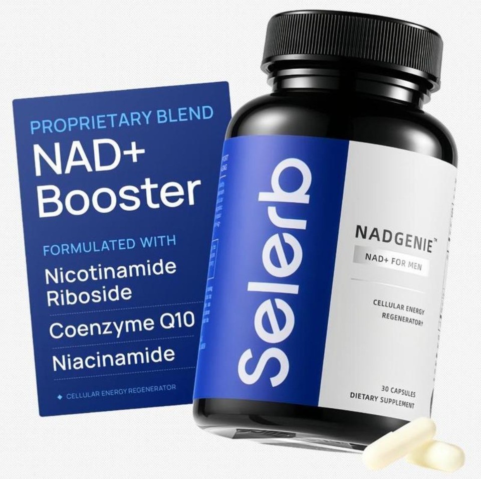 Selerb NAD+ Supplement for Men with CoQ10 & Maca – Energy & Prostate Support