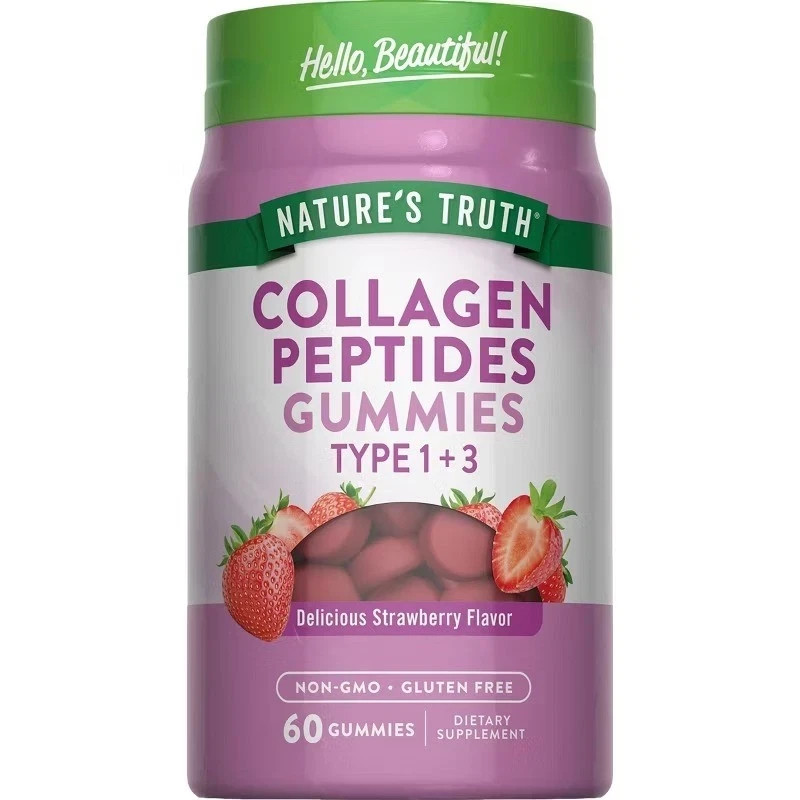 Nature’s Truth Collagen Peptide Gummies Type 1 + 3 60 Ct Exp 05/26