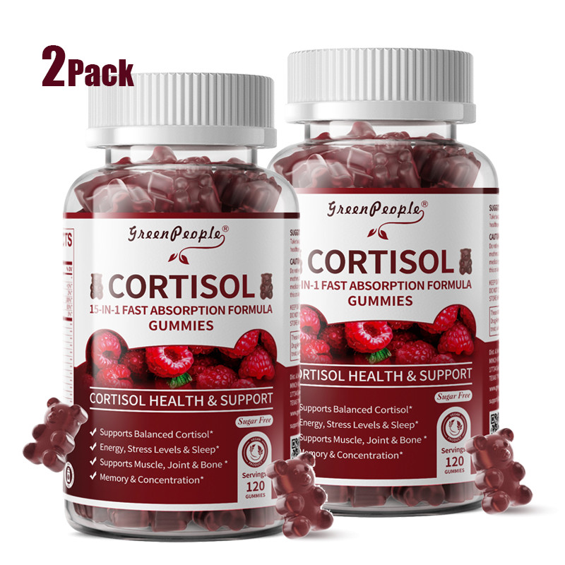 Cortisol Supplement Magnesium Blend  L-Theanine Ashwagandha Mushroom- 2Pack