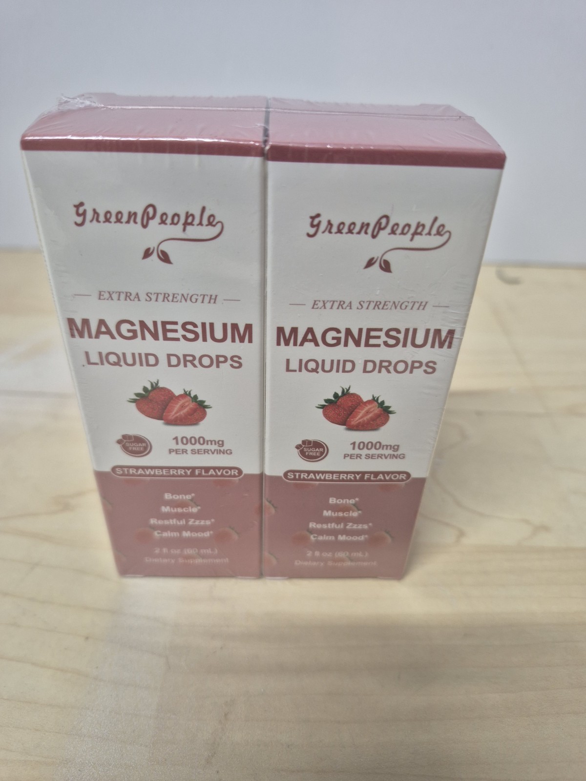 2 Premium Magnesium Liquid Drops, Glycinate,Improve Sleep,Anxiety Relief 1000mg