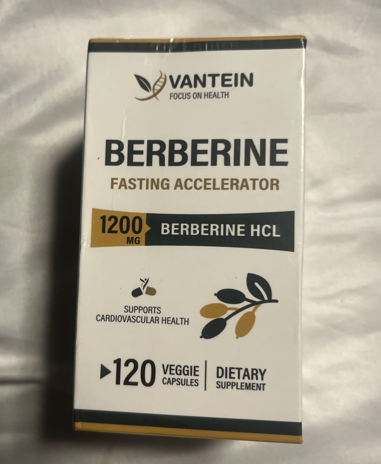 Vantein Berberine Fasting Accelerator 120 veggie capsules exp 05/2027