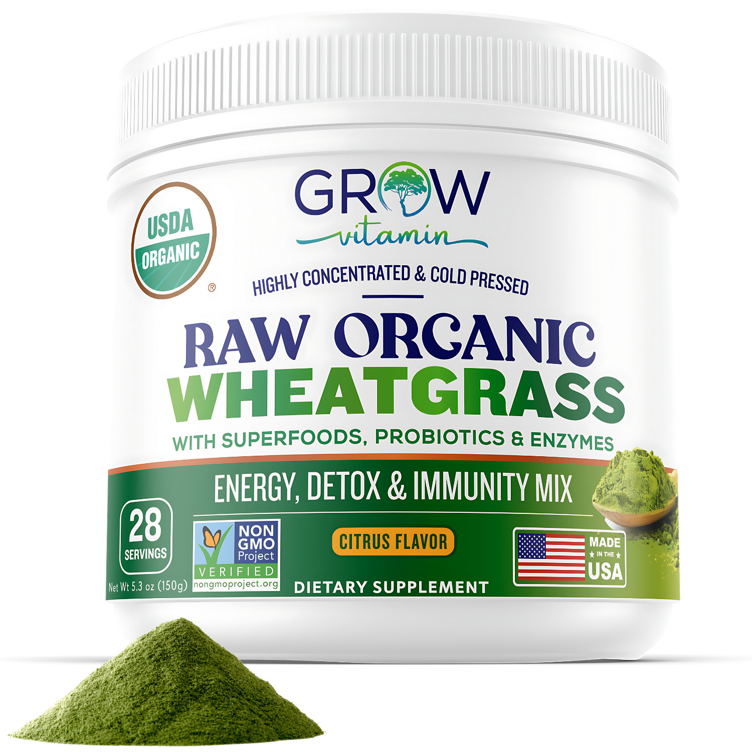 Raw Organic Perfect Food, Green Superfood, Original, Energy Detox Probiotics