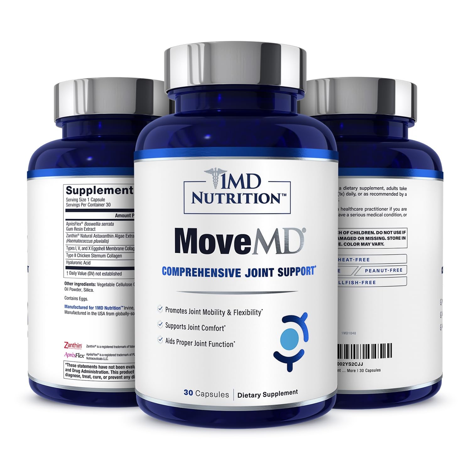MoveMD – Health Supplement for Joint Discomfort & Support – Our Collagen Pill…