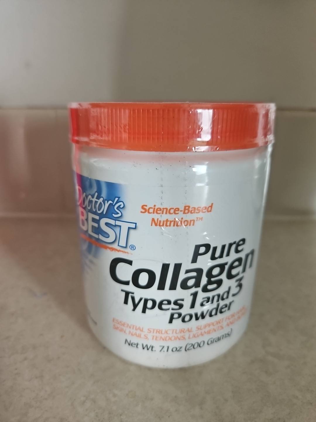 Doctor’s Best, Collagen, Types 1 & 3 Powder, 7.1 oz 200 g, Gluten-Free, Soy-Free