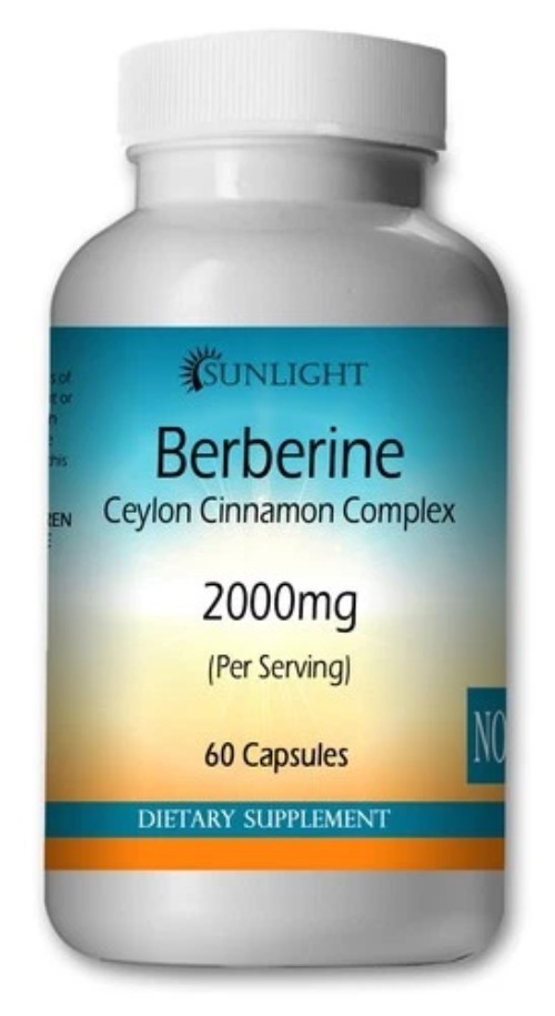 Berberine HCl with Ceylon Cinnamon Capsules 60 Count – 2000mg Cheap