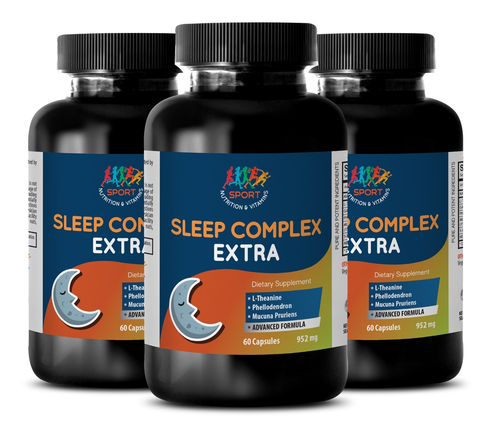 melatonin powder – SLEEP COMPLEX 952mg – promotes healthy sleep 3 Bottles
