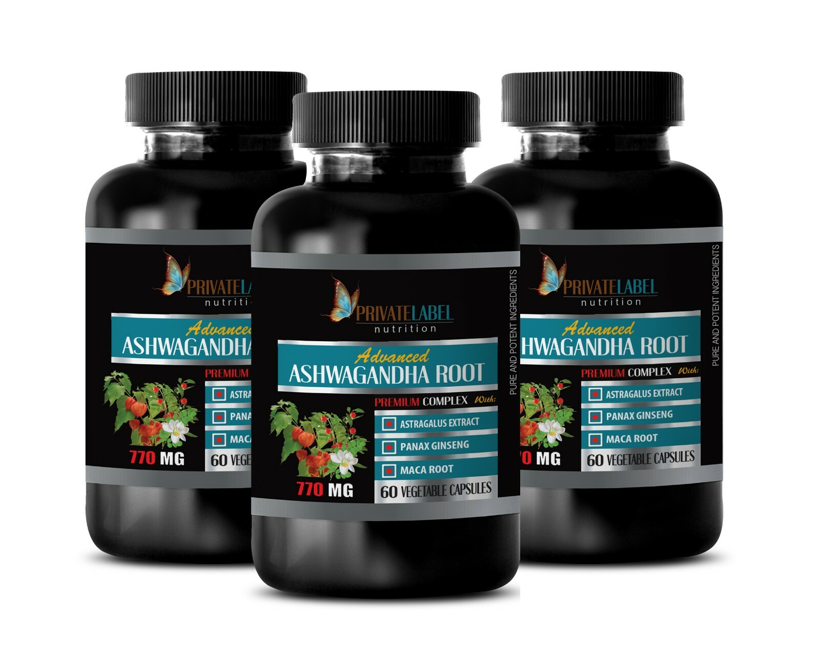 ashwagandha powder – ASHWAGANDHA COMPLEX 770m -3 Bottles