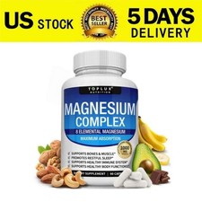 1000mg Magnesium complex supplement of 8-element magnesium, 90 capsules USA