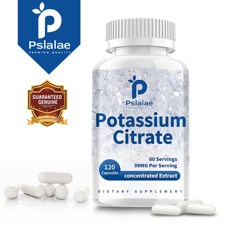 Potassium Citrate 99mg – for Heart Cardiovascular, Kindney & Nerve Health