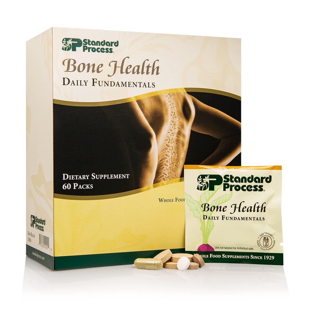 Standard Process Bone Health Daily Fundamentals, 60 Pack