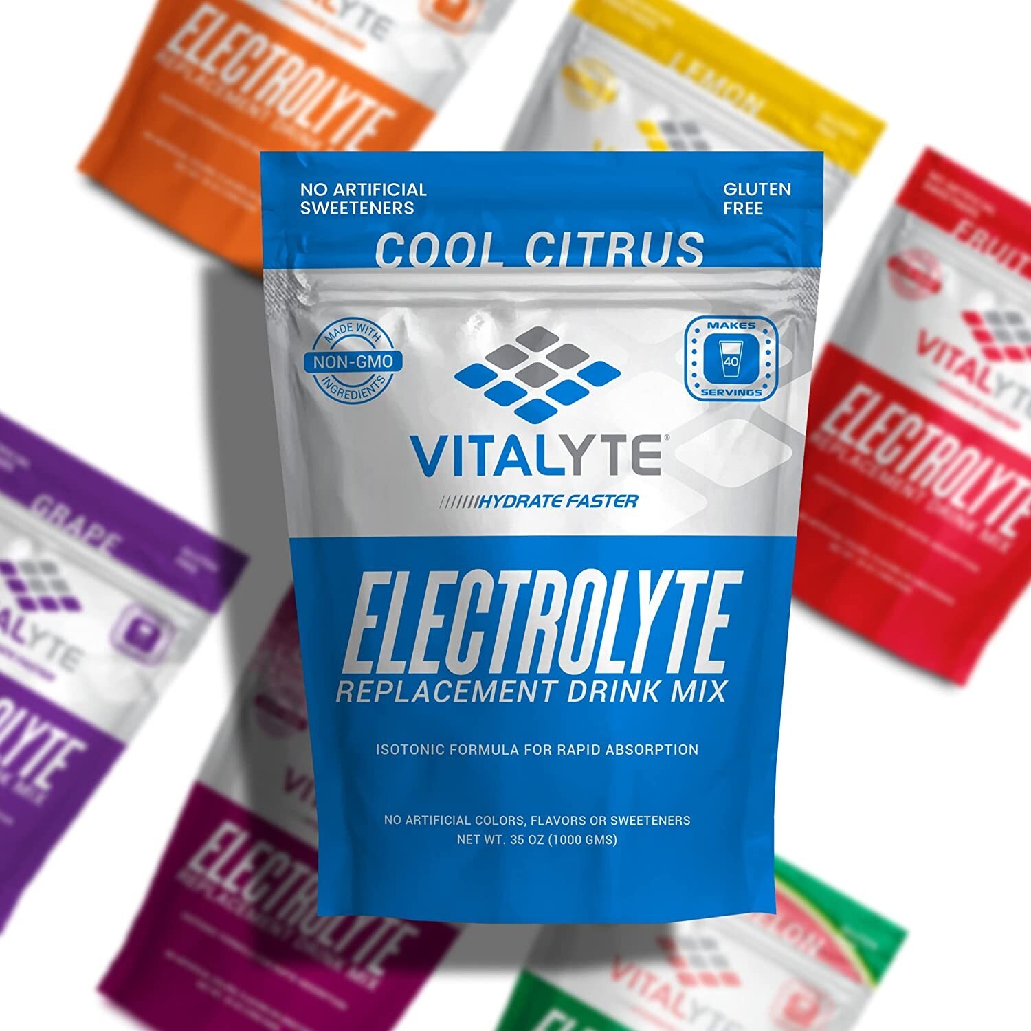 Electrolytes Powder, Drink Mix for Energy Boost & Recovery, Hydration Powder Mix