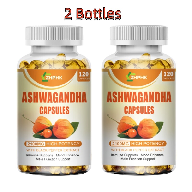 KSM-66 Ashwagandha 2100MG Maximum Strength 240Capsules Support Cognitive Healtht
