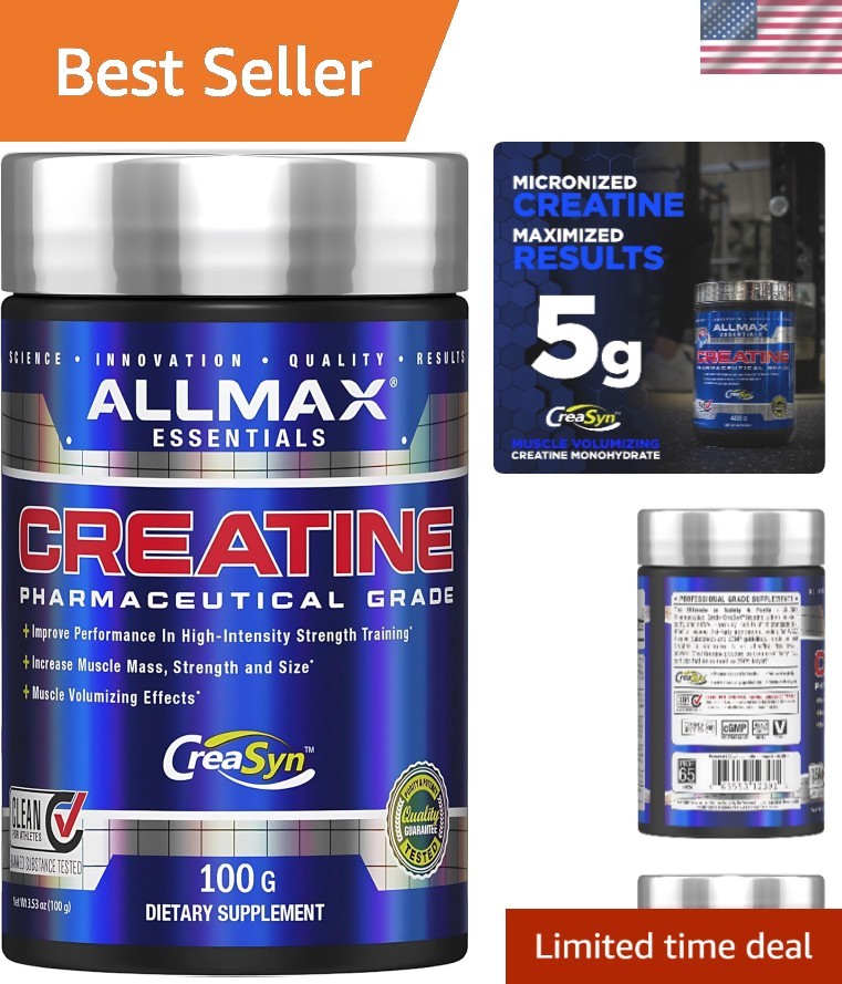 High-Quality Creatine Monohydrate – 100 g Powder for Optimal Energy & Recovery