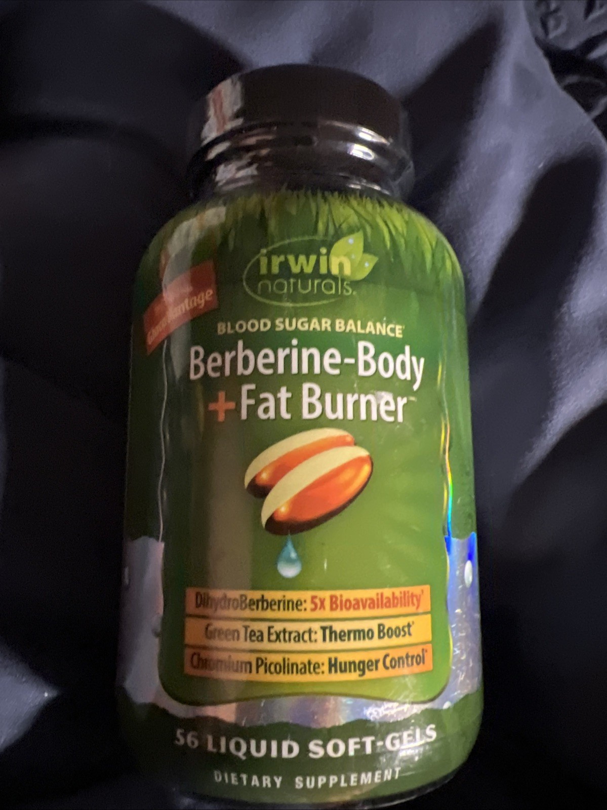 Irwin Naturals Berberine Body Fat Burner 56 Softgels Exp 4/27 ….C