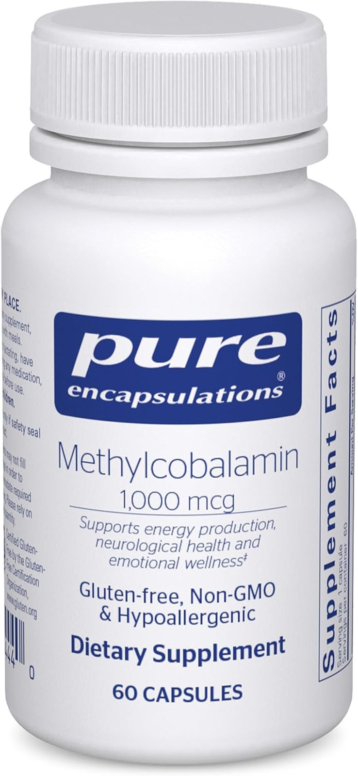 Methylcobalamin 1,000 Mcg – Vitamin B12 Supplement to Support Memory & Nerve Hea