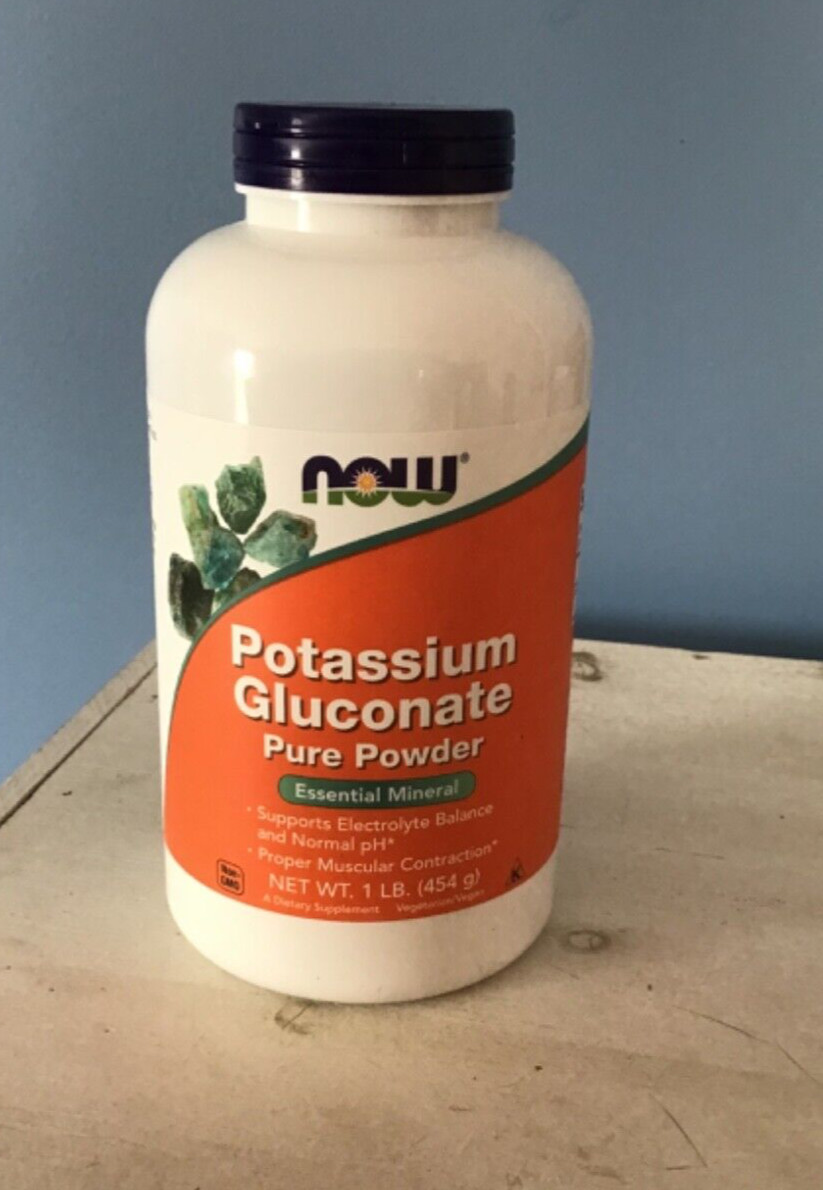 Now Foods Potassium Gluconate Powder Quality Assured, Kosher,