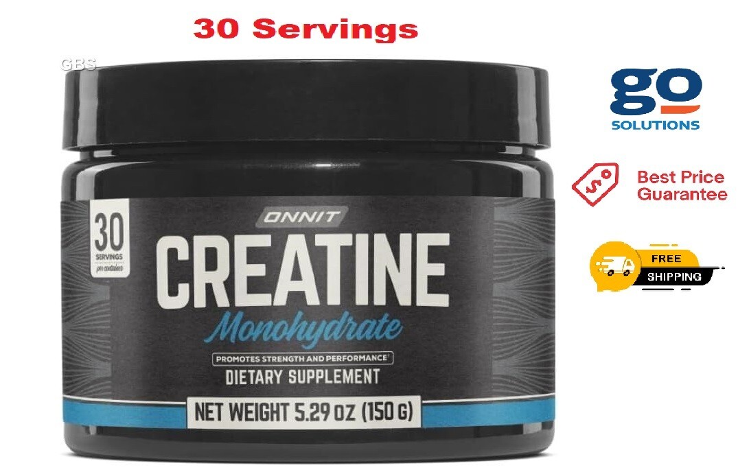 Onnit Creatine Monohydrate -30 Servings 5g Per Serving , 5.29 Oz (Pack of 1)