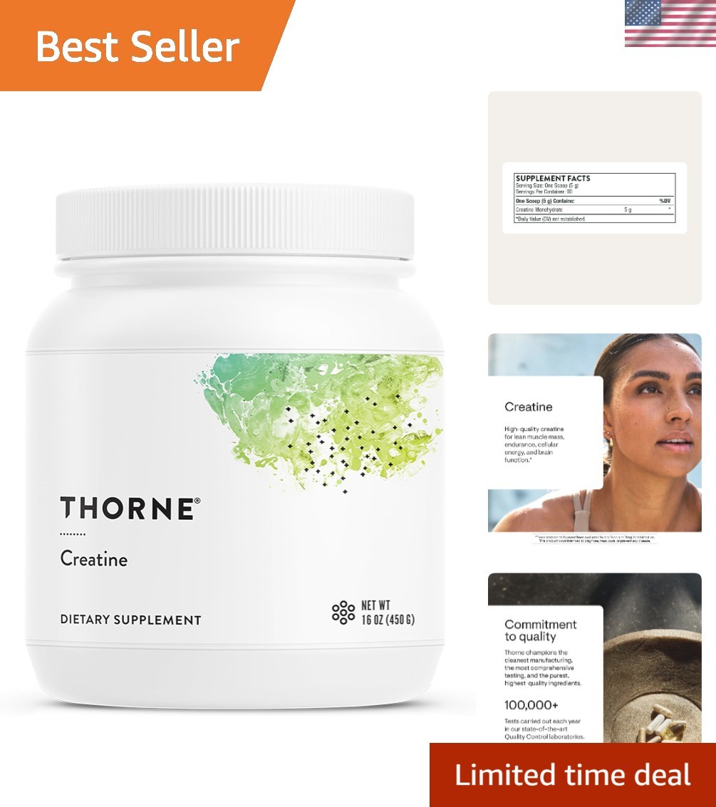 Unflavored Creatine Powder – Muscle & Cognitive Support