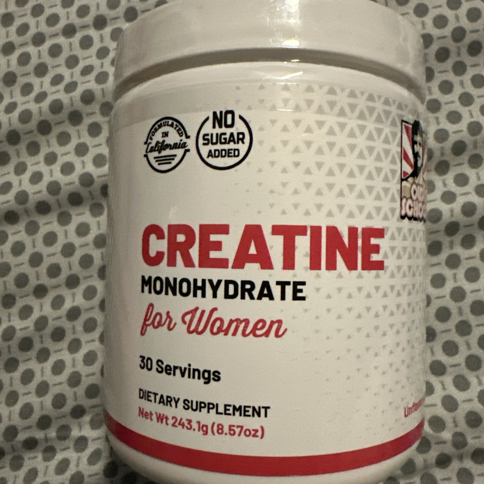 Old School Labs® Creatine Monohydrate for Women – 240g (30 Servings)